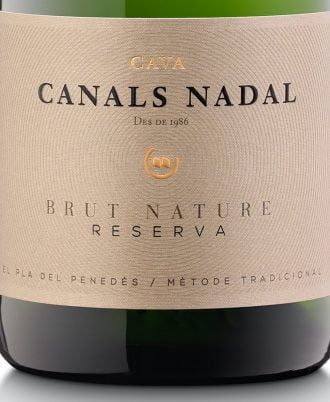 Label of Canals Nadal Brut Nature Reserva CAVA